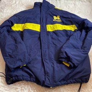 ProEdge-University of Michigan Full Zip Jacket Coat-M